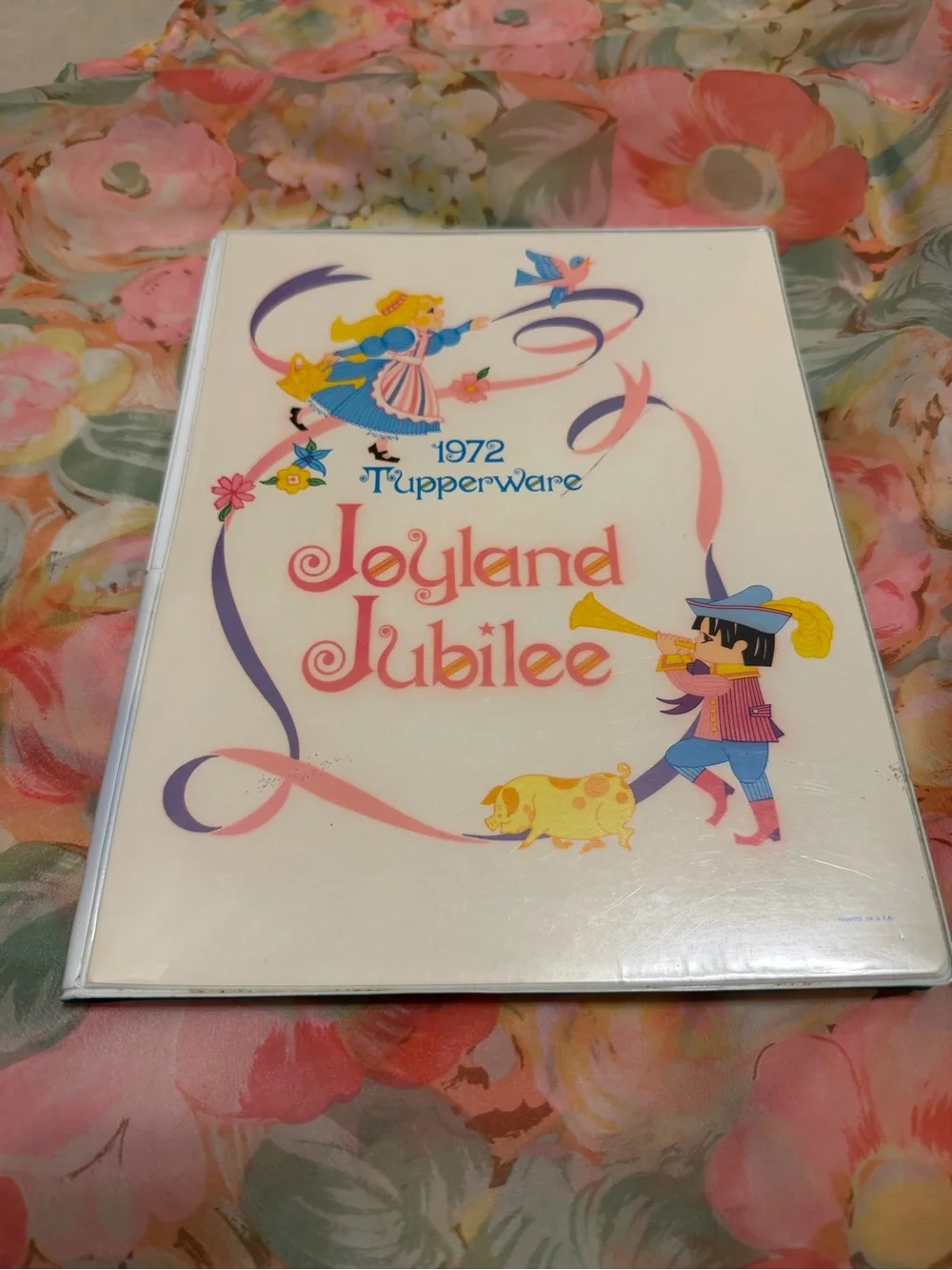 1972 Vintage Tupperware Joyland Jubilee Convention Notepad –Florida Headquarters